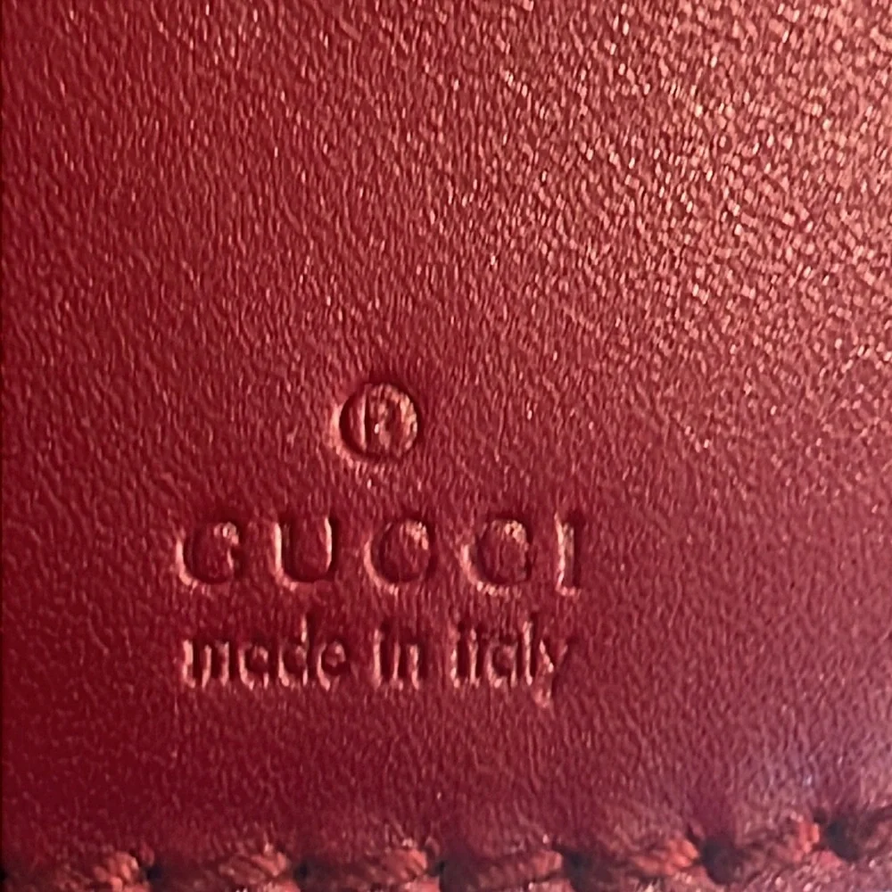 Rare VTG Gucci Limited Leather Baguette Long Style Bag - Picture 7 of 17